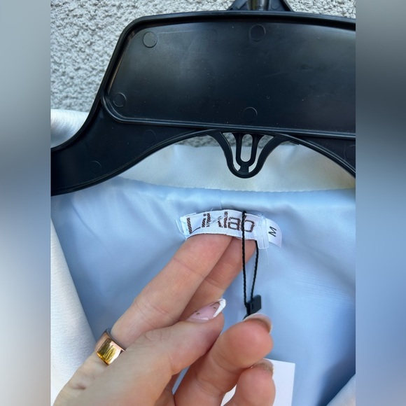 LIKLAB BABY BLUE MINI DRESS BLOGGER FAVORITE NEW WITH TAGS! - Picture 11 of 16